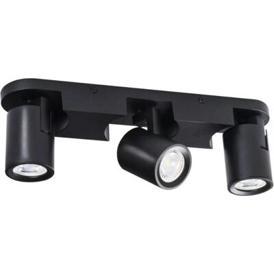 Kanlux, Deckenleuchte, LAURIN 29125 Wand-Deckenleuchte 3x max. 35W GU10 schwarz (GU10) Kanlux, Deckenleuchte, LAURIN 29125 Wand-Deckenleuchte 3x max. 35W GU10 schwarz (GU10)