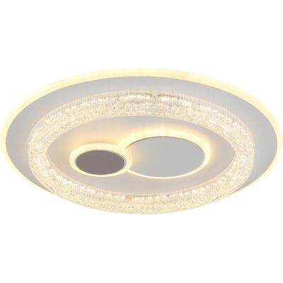 Globo, Deckenleuchte, Kriswall LED Deckenleuchte 48W CCT Weiss Matt, Metall Memoryfunktion Ø49,5cm 41005 Globo, Deckenleuchte, Kriswall LED Deckenleuchte 48W CCT Weiss Matt, Metall Memoryfunktion Ø49,5cm 41005