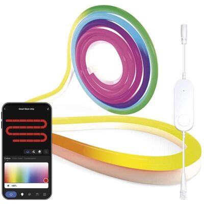 Emos, LED Streifen, Gosmart LED Neon Strip 5m (RGBIC, 500 cm, Indoor) Emos, LED Streifen, Gosmart LED Neon Strip 5m (RGBIC, 500 cm, Indoor)