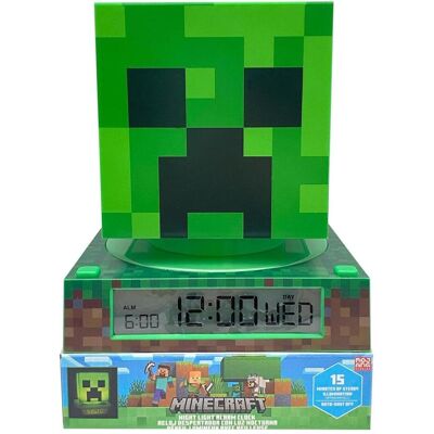 Kids Licensing, Nachtlicht, Minecraft Nachttischlampe 3D Kinder Nachtlicht Creeper Kids Licensing, Nachtlicht, Minecraft Nachttischlampe 3D Kinder Nachtlicht Creeper