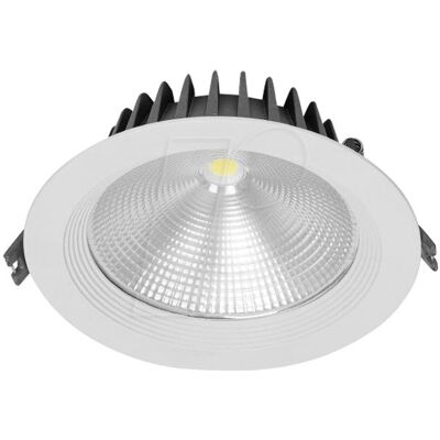 Heitronic, Einbauleuchte, LED-Einbaustrahler, weiss, 15–30 W, 1950–3900 lm, 3500 K. Heitronic, Einbauleuchte, LED-Einbaustrahler, weiss, 15–30 W, 1950–3900 lm, 3500 K.