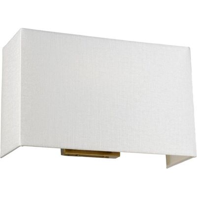 Elstead Lighting, Deckenleuchte, Riley Wandleuchte E27 2-fach Gealtertes Messing Elfenbein (E27) Elstead Lighting, Deckenleuchte, Riley Wandleuchte E27 2-fach Gealtertes Messing Elfenbein (E27)