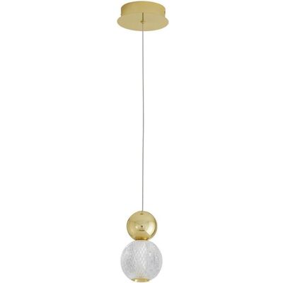 Nova Luce, Pendelleuchte, BRILLE LED Pendelleuchte Gold 7W Neutralweiss 120x11cm 9511020 Nova Luce, Pendelleuchte, BRILLE LED Pendelleuchte Gold 7W Neutralweiss 120x11cm 9511020