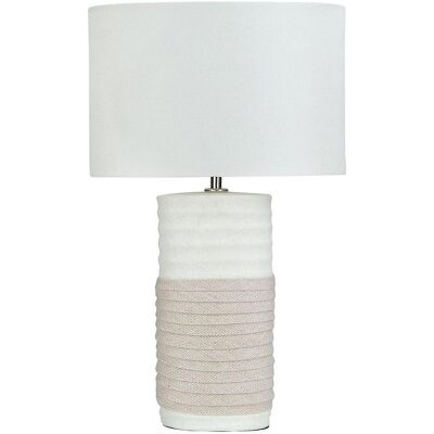 Beliani, Tischlampe, Lampka Tischlampe, Nachtporzellan lila NAVIKA (E27) Beliani, Tischlampe, Lampka Tischlampe, Nachtporzellan lila NAVIKA (E27)