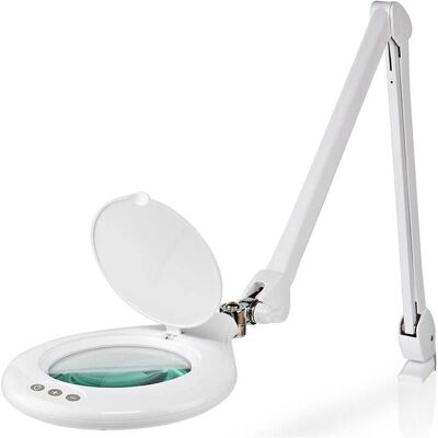Nedis, Tischlampe, Lupenleuchte Linsenstärke: 3 Dioptrien 6500 K 10 W 660 lm Weiss (660 lm) Nedis, Tischlampe, Lupenleuchte Linsenstärke: 3 Dioptrien 6500 K 10 W 660 lm Weiss (660 lm)