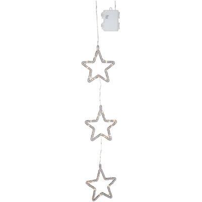 Star Trading, Lichterkette, Lichterkette Stina 3Sterne tra (0.58 m) Star Trading, Lichterkette, Lichterkette Stina 3Sterne tra (0.58 m)