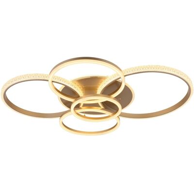 Globo Lighting Deckenleuchte - Gold - 110x12cm - Deckenlampe Globo Lighting Deckenleuchte - Gold - 110x12cm - Deckenlampe