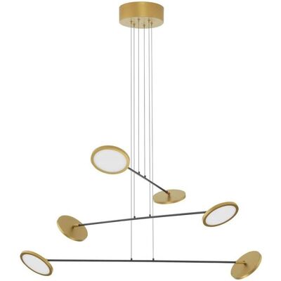 Nova Luce, Pendelleuchte, SCOPE LED Pendelleuchte Schwarz 47,41W Warmweiss 100x88,5x120cm dimmbar 9695255 (3660 lm) Nova Luce, Pendelleuchte, SCOPE LED Pendelleuchte Schwarz 47,41W Warmweiss 100x88,5x120cm dimmbar 9695255 (3660 lm)