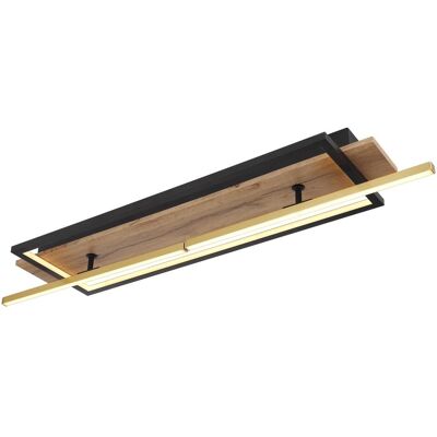 Globo BEATRIX Deckenleuchte - Schwarz, Braun, Gold, Opal Globo BEATRIX Deckenleuchte - Schwarz, Braun, Gold, Opal
