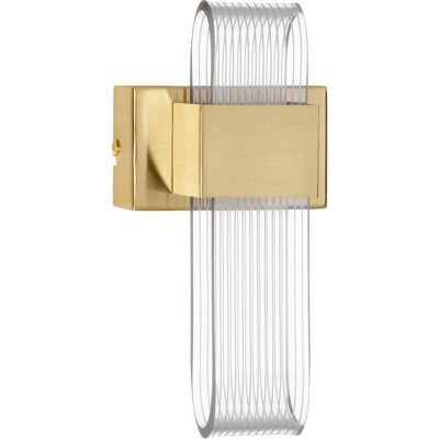 Nova Luce, Deckenleuchte, ARGO LED Wandleuchte Gold 10W Warmweiss 12x10x21,5cm 9756716 (413 lm) Nova Luce, Deckenleuchte, ARGO LED Wandleuchte Gold 10W Warmweiss 12x10x21,5cm 9756716 (413 lm)