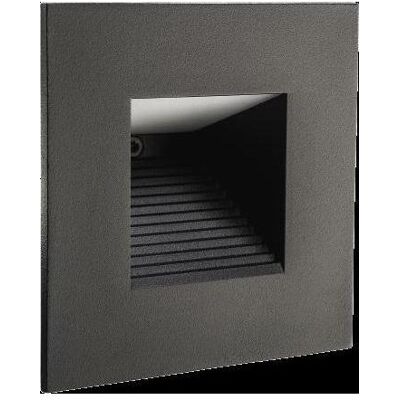 SG Leuchten 912034 - LED-Wandleuchte - 2W, Schwarz, Flach SG Leuchten 912034 - LED-Wandleuchte - 2W, Schwarz, Flach