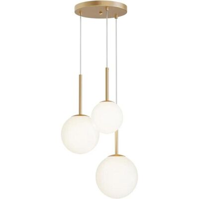 Maytoni, Pendelleuchte, Basic form Pendelleuchte, Hängeleuchte 3x E14 45cm Gold-Farbe (E14) Maytoni, Pendelleuchte, Basic form Pendelleuchte, Hängeleuchte 3x E14 45cm Gold-Farbe (E14)
