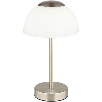 Globo Modell 21014N Nickel Matt LED Tischlampe Globo Modell 21014N Nickel Matt LED Tischlampe