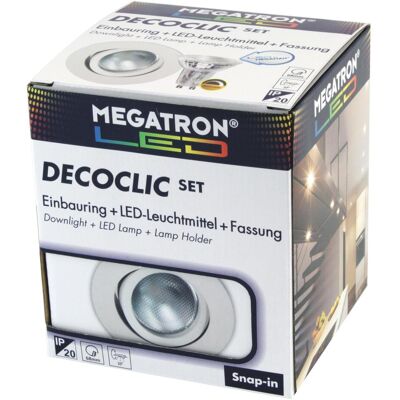 Megatron MT75401 LED Einbauleuchte - 2800K, Dimmbar, Weiß Megatron MT75401 LED Einbauleuchte - 2800K, Dimmbar, Weiß