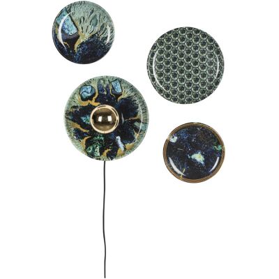 Bold Monkey, Deckenleuchte, No Food Here wall lamp (set of 4) hexagon (E27) Bold Monkey, Deckenleuchte, No Food Here wall lamp (set of 4) hexagon (E27)