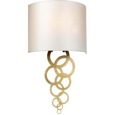 Elstead Lighting, Deckenleuchte, Curtis Wandleuchte E27 Medium Gealtertes Messing Elfenbeinfarbe (E27) Elstead Lighting, Deckenleuchte, Curtis Wandleuchte E27 Medium Gealtertes Messing Elfenbeinfarbe (E27)