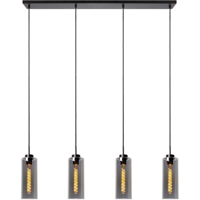 Lucide, Pendelleuchte, BRUNO - Hanglamp - 4xE27 - Fumà (E27) Lucide, Pendelleuchte, BRUNO - Hanglamp - 4xE27 - Fumà (E27)