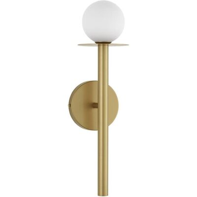 Nova Luce, Deckenleuchte, PIELO Wandleuchte G9 Gold 12x14x45cm dimmbar 9043315 (G9) Nova Luce, Deckenleuchte, PIELO Wandleuchte G9 Gold 12x14x45cm dimmbar 9043315 (G9)