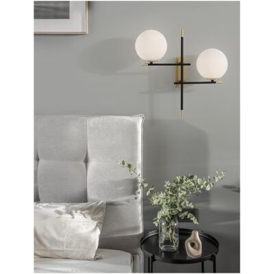 NOVA LUCE GIT Wandleuchte - 2-flammig, Dimmbar, G9, Gold NOVA LUCE GIT Wandleuchte - 2-flammig, Dimmbar, G9, Gold