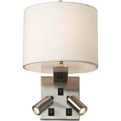 Elstead Belmont Wandleuchte - Modernes Nickel 3-LED E14 - Innenbeleuchtung Elstead Belmont Wandleuchte - Modernes Nickel 3-LED E14 - Innenbeleuchtung