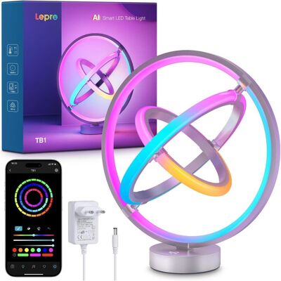 Lepro, Tischlampe, TB1 Smart LED Tischlampe 14W mit Music Sync Lepro, Tischlampe, TB1 Smart LED Tischlampe 14W mit Music Sync