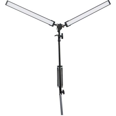 Platinet, Tischlampe, PDLD20 LED-Schreibtischlampe Flexy 20W dimmbar mit Klemme, 2 Arme, schwarz (1000 lm) Platinet, Tischlampe, PDLD20 LED-Schreibtischlampe Flexy 20W dimmbar mit Klemme, 2 Arme, schwarz (1000 lm)