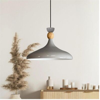 Bamyum, Pendelleuchte, Champion Pendelleuchte Holz Grau (E27) Bamyum, Pendelleuchte, Champion Pendelleuchte Holz Grau (E27)