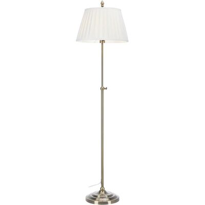 Markslöjd, Stehlampe, OXFORD Floor 1L Offwhite/Antique Brass (E27) Markslöjd, Stehlampe, OXFORD Floor 1L Offwhite/Antique Brass (E27)