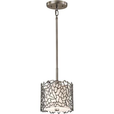 Elstead Lighting, Pendelleuchte, Silver Coral Hängeleuchte E27 15cm Klassisches Zinn (E27) Elstead Lighting, Pendelleuchte, Silver Coral Hängeleuchte E27 15cm Klassisches Zinn (E27)
