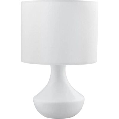 NOVA LUCE ROSIA Tischlampe - Weiß - Aluminium Stoff NOVA LUCE ROSIA Tischlampe - Weiß - Aluminium Stoff