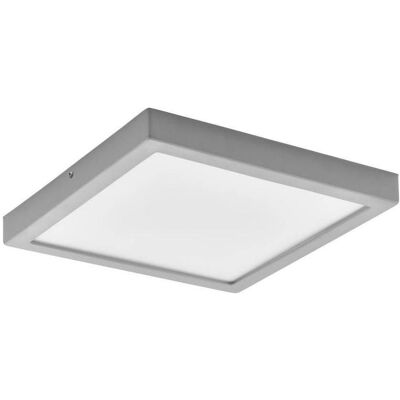 EGLO, Deckenleuchte, 75634 IDUN 2 LED Ein-/Aufbauleuchte 15,5W 300x300mm Silber Weiss Neutralweiss EGLO, Deckenleuchte, 75634 IDUN 2 LED Ein-/Aufbauleuchte 15,5W 300x300mm Silber Weiss Neutralweiss