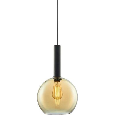 ISOLED Pendelleuchte Bernstein Glas - 25cm, 50-300cm, E27 ISOLED Pendelleuchte Bernstein Glas - 25cm, 50-300cm, E27