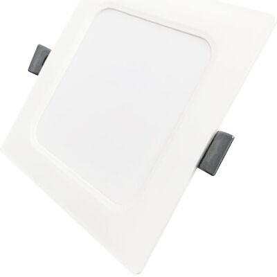 Luxula, Deckenleuchte, LED Einbau Downlight, eckig, weiss, 12W, IP44, 1200lm, CCT (1200 lm) Luxula, Deckenleuchte, LED Einbau Downlight, eckig, weiss, 12W, IP44, 1200lm, CCT (1200 lm)