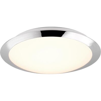 Trio, Deckenleuchte, Leuchten LED Bad Deckenleuchte Umberto 680310106, Kunststoff chromfarbig, inklusiv 12 Watt LED (1160 lm) Trio, Deckenleuchte, Leuchten LED Bad Deckenleuchte Umberto 680310106, Kunststoff chromfarbig, inklusiv 12 Watt LED (1160 lm)