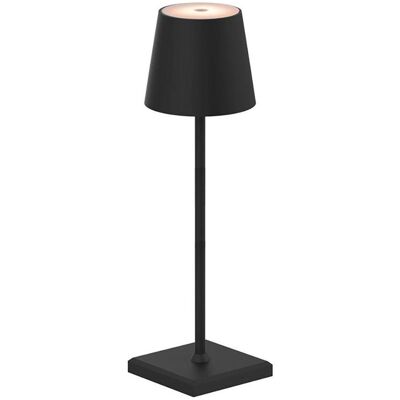 F-Bright, Tischlampe, Led table lamp, dimmable color, 260 lm, 3.3 w, usb rechargeable, black (260 lm) F-Bright, Tischlampe, Led table lamp, dimmable color, 260 lm, 3.3 w, usb rechargeable, black (260 lm)