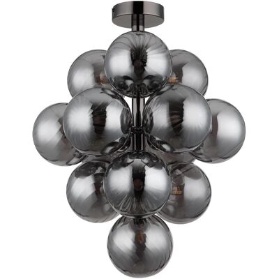 Globo Lighting Deckenleuchte - Schwarz, 13 Glühbirnen - Modernes Design Globo Lighting Deckenleuchte - Schwarz, 13 Glühbirnen - Modernes Design