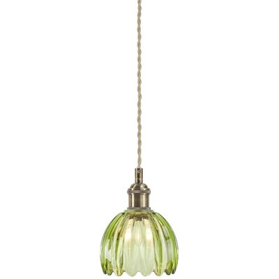 Markslöjd, Pendelleuchte, GOTA Pendant 1L Antique Brass/ Green (E14) Markslöjd, Pendelleuchte, GOTA Pendant 1L Antique Brass/ Green (E14)