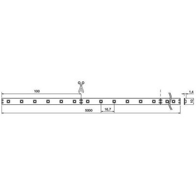 Brumberg, LED Streifen, BRU 19302003 LED-Flexband 24V D (Warmweiss, Weiss, 500 cm, Indoor) Brumberg, LED Streifen, BRU 19302003 LED-Flexband 24V D (Warmweiss, Weiss, 500 cm, Indoor)