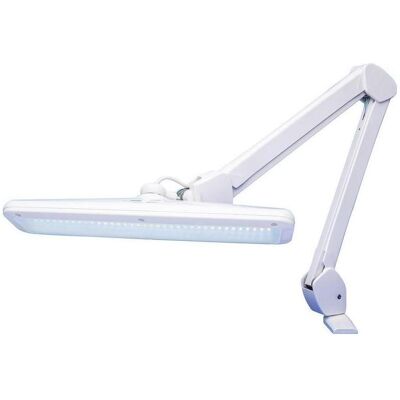 RS PRO Weiße LED Schreibtischlampe - Verstellbar 12W, 300mm RS PRO Weiße LED Schreibtischlampe - Verstellbar 12W, 300mm