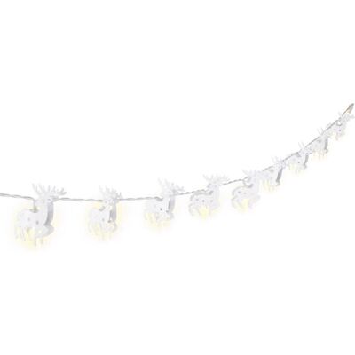 Goobay, Lichterkette, 10er LED-Lichterkette "Rentier", weiss (1.30 m) Goobay, Lichterkette, 10er LED-Lichterkette "Rentier", weiss (1.30 m)