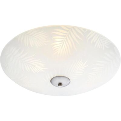 Markslöjd, Deckenleuchte, BLAD Plafond 2L 35cm White/Steel Markslöjd, Deckenleuchte, BLAD Plafond 2L 35cm White/Steel