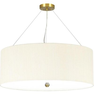 Elstead Lighting, Pendelleuchte, Pearce Hängeleuchte E27 5-fach 25cm Gealtertes Messing Elfenbein (E27) Elstead Lighting, Pendelleuchte, Pearce Hängeleuchte E27 5-fach 25cm Gealtertes Messing Elfenbein (E27)