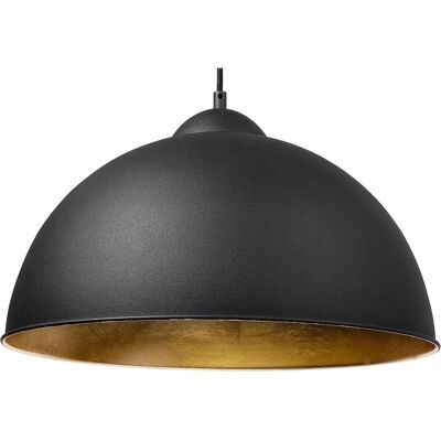Beliani, Pendelleuchte, Lamp Hängelampe hängend an metallisch schwarzem CETIN (E27) Beliani, Pendelleuchte, Lamp Hängelampe hängend an metallisch schwarzem CETIN (E27)