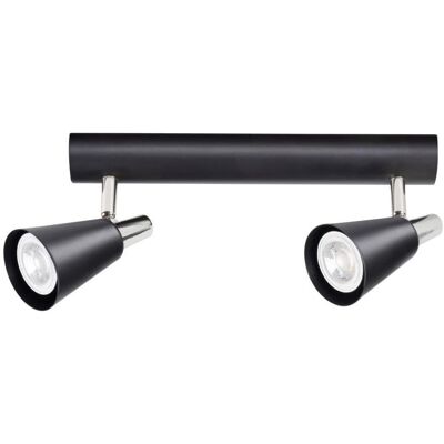 Kanlux, Deckenleuchte, Deckenleuchte Wand- und Deckenleuchte GU10 2 x 35W SEMPRA EL-1I B-SR schwarz 33093 (GU10) Kanlux, Deckenleuchte, Deckenleuchte Wand- und Deckenleuchte GU10 2 x 35W SEMPRA EL-1I B-SR schwarz 33093 (GU10)