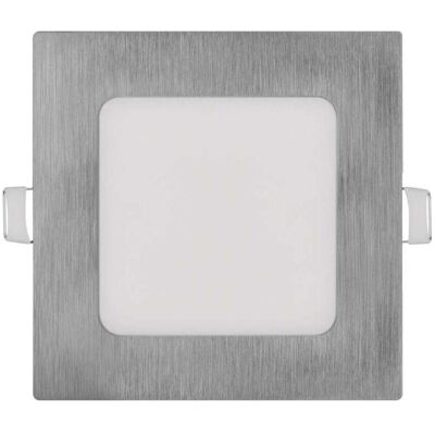 Emos, Deckenleuchte, LED-Einbauleuchte NEXXO, quadratisch, silber, 7W, mit change CCT (480 lm) Emos, Deckenleuchte, LED-Einbauleuchte NEXXO, quadratisch, silber, 7W, mit change CCT (480 lm)