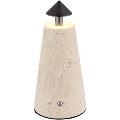Globo, Tischlampe, Liva LED Tischleuchte 1,20W CCT Grau, Travertine Stein Ø4,2cm 21037G (138 lm) Globo, Tischlampe, Liva LED Tischleuchte 1,20W CCT Grau, Travertine Stein Ø4,2cm 21037G (138 lm)