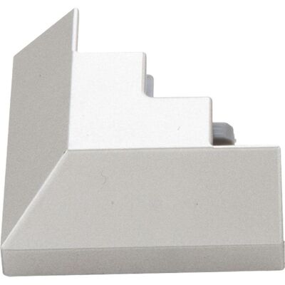 L&S, LED Streifen, Aussenecke zu Profil Nubio vernickelt matt (3.50 cm, Outdoor) L&S, LED Streifen, Aussenecke zu Profil Nubio vernickelt matt (3.50 cm, Outdoor)