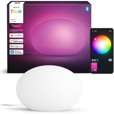 Philips Tischlampe, White & Color Ambiance Flourish Tischleuchte (1100 lm, E27) Philips Tischlampe, White & Color Ambiance Flourish Tischleuchte (1100 lm, E27)