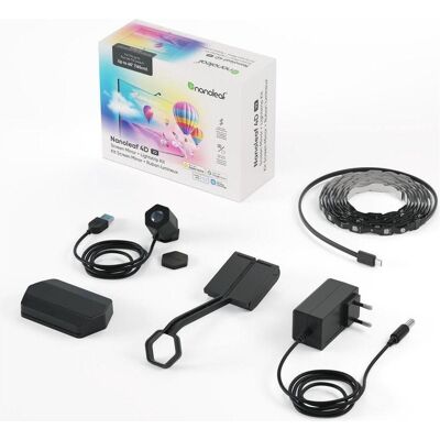 Nanoleaf, LED Streifen, 4D V2 TV Screen Mirror + Lightstrip bis 65 Zoll TV (Mehrfarbig, 9.33 cm, Indoor) Nanoleaf, LED Streifen, 4D V2 TV Screen Mirror + Lightstrip bis 65 Zoll TV (Mehrfarbig, 9.33 cm, Indoor)