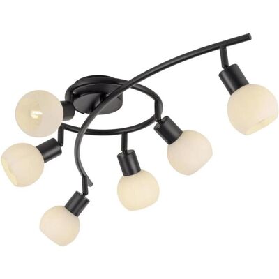 JUST LIGHT LOKI - 6-LED Moderne Deckenleuchte - Schwarz JUST LIGHT LOKI - 6-LED Moderne Deckenleuchte - Schwarz